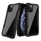 For iPhone 12 / 12 Pro TPU + PC + Acrylic 3 in 1 Shockproof Protective Case(Black) - 2