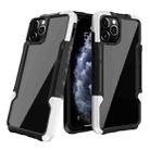For iPhone 12 / 12 Pro TPU + PC + Acrylic 3 in 1 Shockproof Protective Case(White) - 2