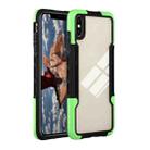 TPU + PC + Acrylic 3 in 1 Shockproof Protective Case For iPhone XS / X(Green) - 1