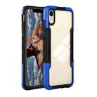 For iPhone XR TPU + PC + Acrylic 3 in 1 Shockproof Protective Case(Blue) - 1