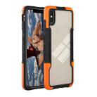 TPU + PC + Acrylic 3 in 1 Shockproof Protective Case For iPhone XS Max(Orange) - 1