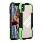 TPU + PC + Acrylic 3 in 1 Shockproof Protective Case For iPhone XS Max(Green) - 1