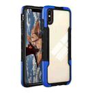 TPU + PC + Acrylic 3 in 1 Shockproof Protective Case For iPhone XS Max(Blue) - 1
