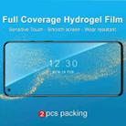 For OnePlus 9R 5G 2 PCS IMAK Curved Full Screen Hydrogel Film Front Protector - 4