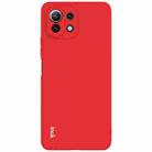 For Xiaomi Mi 11 Lite 5G IMAK UC-2 Series Shockproof Full Coverage Soft TPU Case(Red) - 1