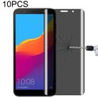 For Huawei Honor Play 7A 10 PCS 9H Surface Hardness 180 Degree Privacy Anti Glare Screen Protector - 1