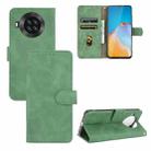 For CUBOT Note 20 Solid Color Skin Feel Magnetic Buckle Horizontal Flip Calf Texture PU Leather Case with Holder & Card Slots & Wallet(Green) - 1