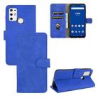 For Tone e21 Solid Color Skin Feel Magnetic Buckle Horizontal Flip Calf Texture PU Leather Case with Holder & Card Slots & Wallet(Blue) - 1