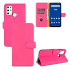 For Tone e21 Solid Color Skin Feel Magnetic Buckle Horizontal Flip Calf Texture PU Leather Case with Holder & Card Slots & Wallet(Rose Red) - 1