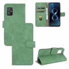 For Asus Zenfone 8 / ZS590KS (8 Mini) Solid Color Skin Feel Magnetic Buckle Horizontal Flip Calf Texture PU Leather Case with Holder & Card Slots & Wallet(Green) - 1