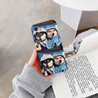 For iPhone 12 Colored Drawing Pattern TPU Protective Case(Two Dogs) - 1