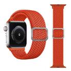 Buckle Braided Elastic Strap Watch Band For Apple Watch Ultra 49mm / Series 8&7 45mm / SE 2&6&SE&5&4 44mm / 3&2&1 42mm(Orange) - 1