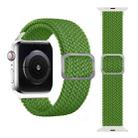Buckle Braided Elastic Strap Watch Band For Apple Watch Ultra 49mm / Series 8&7 45mm / SE 2&6&SE&5&4 44mm / 3&2&1 42mm(Bright Green) - 1