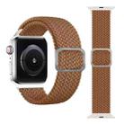 Buckle Braided Elastic Strap Watch Band For Apple Watch Ultra 49mm / Series 8&7 45mm / SE 2&6&SE&5&4 44mm / 3&2&1 42mm(Coffee) - 1