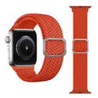 Buckle Braided Elastic Strap Watch Band For Apple Watch Series 7 41mm / 6 & SE & 5 & 4 40mm / 3 & 2 & 1 38mm(Orange) - 1