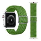 Buckle Braided Elastic Strap Watch Band For Apple Watch Series 8&7 41mm / SE 2&6&SE&5&4 40mm / 3&2&1 38mm(Bright Green) - 1