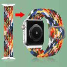 Buckle Braided Elastic Strap Watch Band For Apple Watch Series 8&7 41mm / SE 2&6&SE&5&4 40mm / 3&2&1 38mm(Denim) - 3
