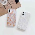 For iPhone 12 mini Shell Texture IMD Half-coverage TPU Protective Case (Orange Pink) - 2
