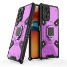 For Xiaomi Redmi Note 10 Pro Space PC+TPU Ring Holder Protective Case(Purple) - 1