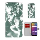 For LG Stylo 5 Cloud Fog Pattern Horizontal Flip Leather Case with Holder & Card Slot & Wallet(Dark Green) - 1