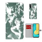 For LG Stylo 7 5G Cloud Fog Pattern Horizontal Flip Leather Case with Holder & Card Slot & Wallet(Dark Green) - 1