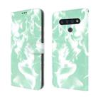 For LG Stylo 6 / K71 Cloud Fog Pattern Horizontal Flip Leather Case with Holder & Card Slot & Wallet(Mint Green) - 2