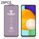 For Samsung Galaxy A52 4G 25 PCS 9H HD Large Arc High Alumina Full Screen Tempered Glass Film - 1