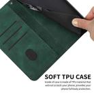 For Xiaomi Redmi Note 9 5G / Note 9T Skin Feel Magnetic S-type Solid Color Horizontal Flip Leather Case with Holder & Card Slot & Wallet(Green) - 6