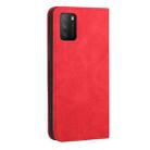 For Xiaomi Poco M3 Skin Feel Magnetic S-type Solid Color Horizontal Flip Leather Case with Holder & Card Slot & Wallet(Red) - 3