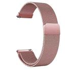 For Huawei Watch 3 / 3 Pro Milanese Stainless Steel Watch Band(Rose Pink) - 1