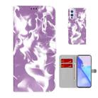 For OnePlus 9 Cloud Fog Pattern Horizontal Flip Leather Case with Holder & Card Slot & Wallet(Purple) - 1