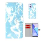 For OnePlus 9 Cloud Fog Pattern Horizontal Flip Leather Case with Holder & Card Slot & Wallet(Sky Blue) - 1