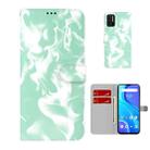 For UMIDIGI A7S Cloud Fog Pattern Horizontal Flip Leather Case with Holder & Card Slot & Wallet(Mint Green) - 1