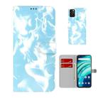 For UMIDIGI A9 Pro Cloud Fog Pattern Horizontal Flip Leather Case with Holder & Card Slot & Wallet(Sky Blue) - 1