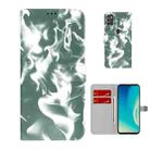 For ZTE Blade A7s 2020 Cloud Fog Pattern Horizontal Flip Leather Case with Holder & Card Slot & Wallet(Dark Green) - 1