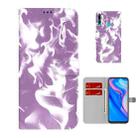 For Huawei P smart Z / Y9 Prime 2019 Cloud Fog Pattern Horizontal Flip Leather Case with Holder & Card Slot & Wallet(Purple) - 1