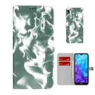 For Huawei Y5 2019 / Honor 8S Cloud Fog Pattern Horizontal Flip Leather Case with Holder & Card Slot & Wallet(Dark Green) - 1