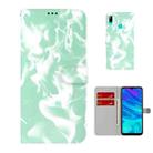 For Huawei P smart 2019 / Honor 10 Lite Cloud Fog Pattern Horizontal Flip Leather Case with Holder & Card Slot & Wallet(Mint Green) - 1