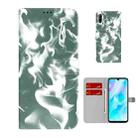 For Huawei P30 Lite / nova 4e Cloud Fog Pattern Horizontal Flip Leather Case with Holder & Card Slot & Wallet(Dark Green) - 1