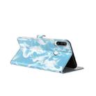 For Huawei P30 Lite / nova 4e Cloud Fog Pattern Horizontal Flip Leather Case with Holder & Card Slot & Wallet(Sky Blue) - 3