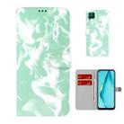 For Huawei P40 Lite Cloud Fog Pattern Horizontal Flip Leather Case with Holder & Card Slot & Wallet(Mint Green) - 1