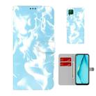 For Huawei P40 Lite Cloud Fog Pattern Horizontal Flip Leather Case with Holder & Card Slot & Wallet(Sky Blue) - 1