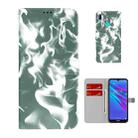 For Huawei Y6 2019 Cloud Fog Pattern Horizontal Flip Leather Case with Holder & Card Slot & Wallet(Dark Green) - 1
