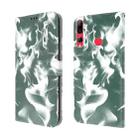 For Huawei Enjoy 9s Cloud Fog Pattern Horizontal Flip Leather Case with Holder & Card Slot & Wallet(Dark Green) - 2
