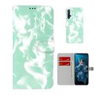 For Huawei Honor 20 / nova 5T Cloud Fog Pattern Horizontal Flip Leather Case with Holder & Card Slot & Wallet(Mint Green) - 1