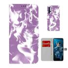 For Huawei Honor 20 / nova 5T Cloud Fog Pattern Horizontal Flip Leather Case with Holder & Card Slot & Wallet(Purple) - 1