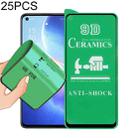 For OPPO Reno 5K 25 PCS 9D Full Screen Full Glue Ceramic Film - 1