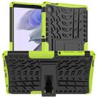 For Samsung Galaxy Tab A7 Lite Tire Texture Shockproof TPU+PC Protective Case with Holder(Green) - 1