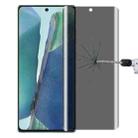 For Samsung Galaxy Note20 0.3mm 9H Surface Hardness 3D Curved Surface Privacy Glass Film - 1