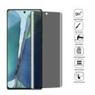For Samsung Galaxy Note20 0.3mm 9H Surface Hardness 3D Curved Surface Privacy Glass Film - 3
